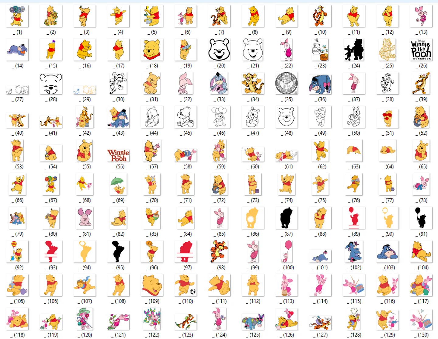 Kit Digital Ursinho Pooh - Mega Pack Digital 2