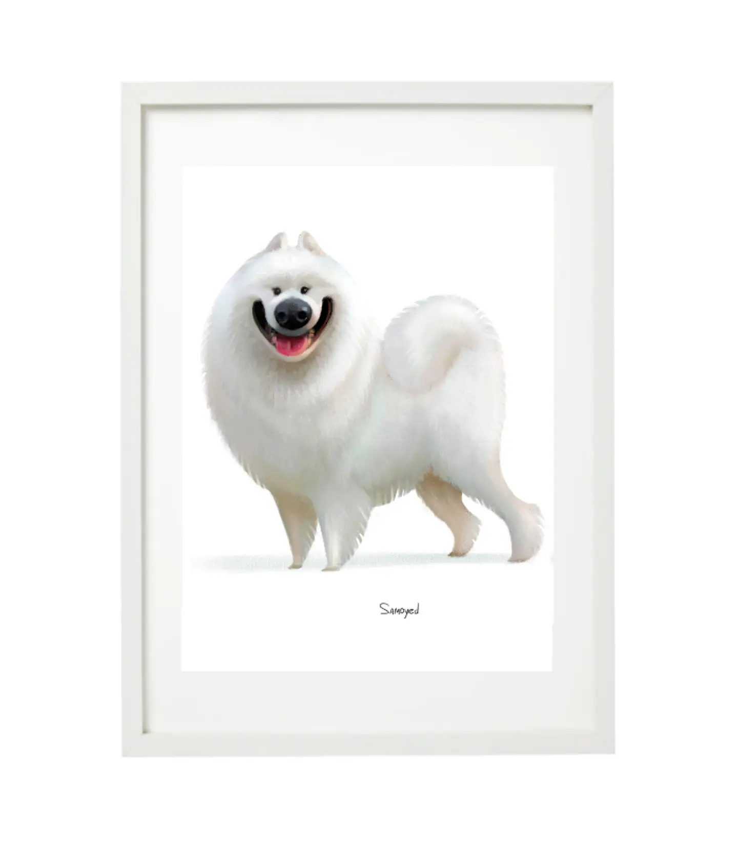 Quadro animais - Samoyed 3