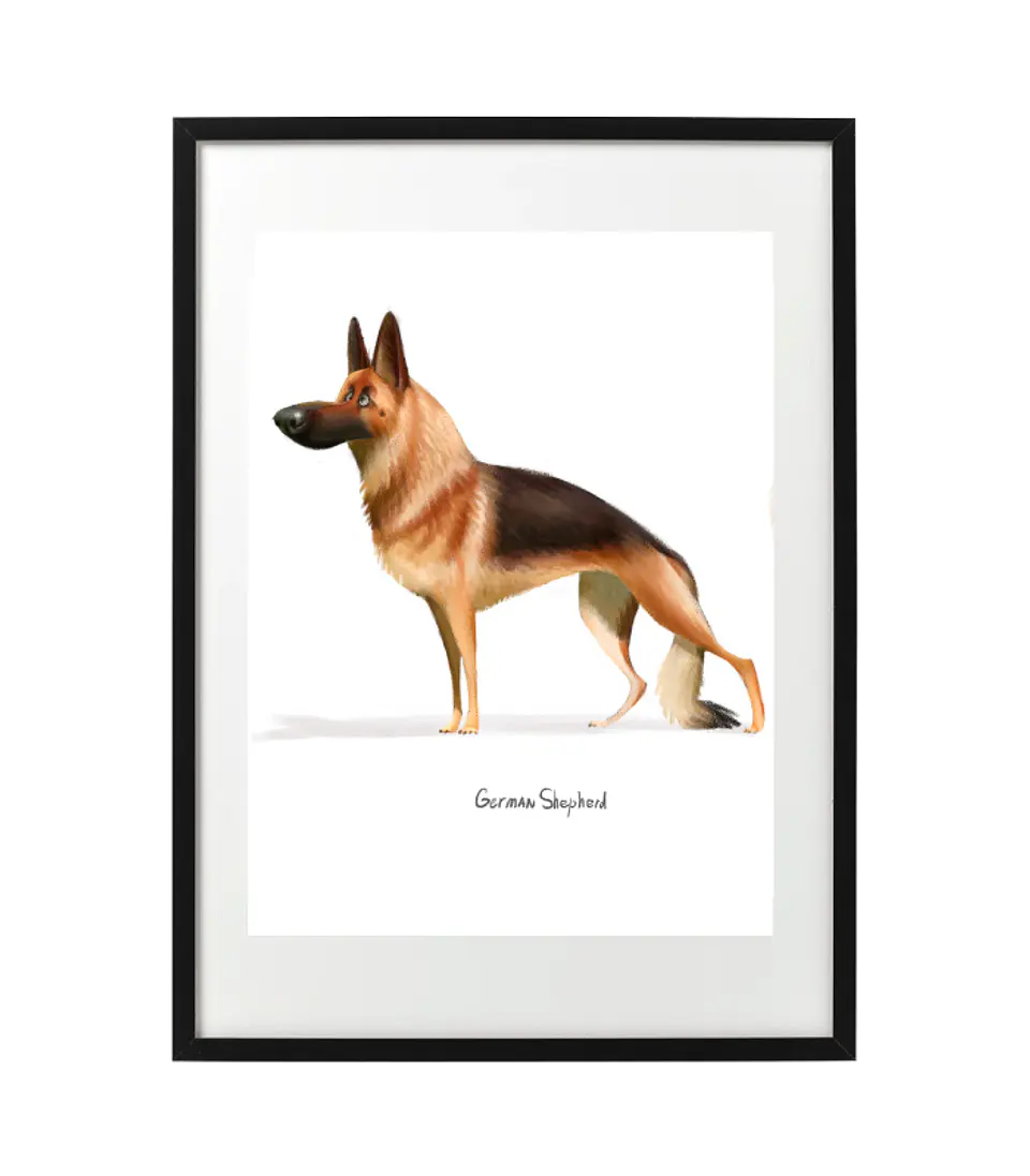Quadro animais - German 3