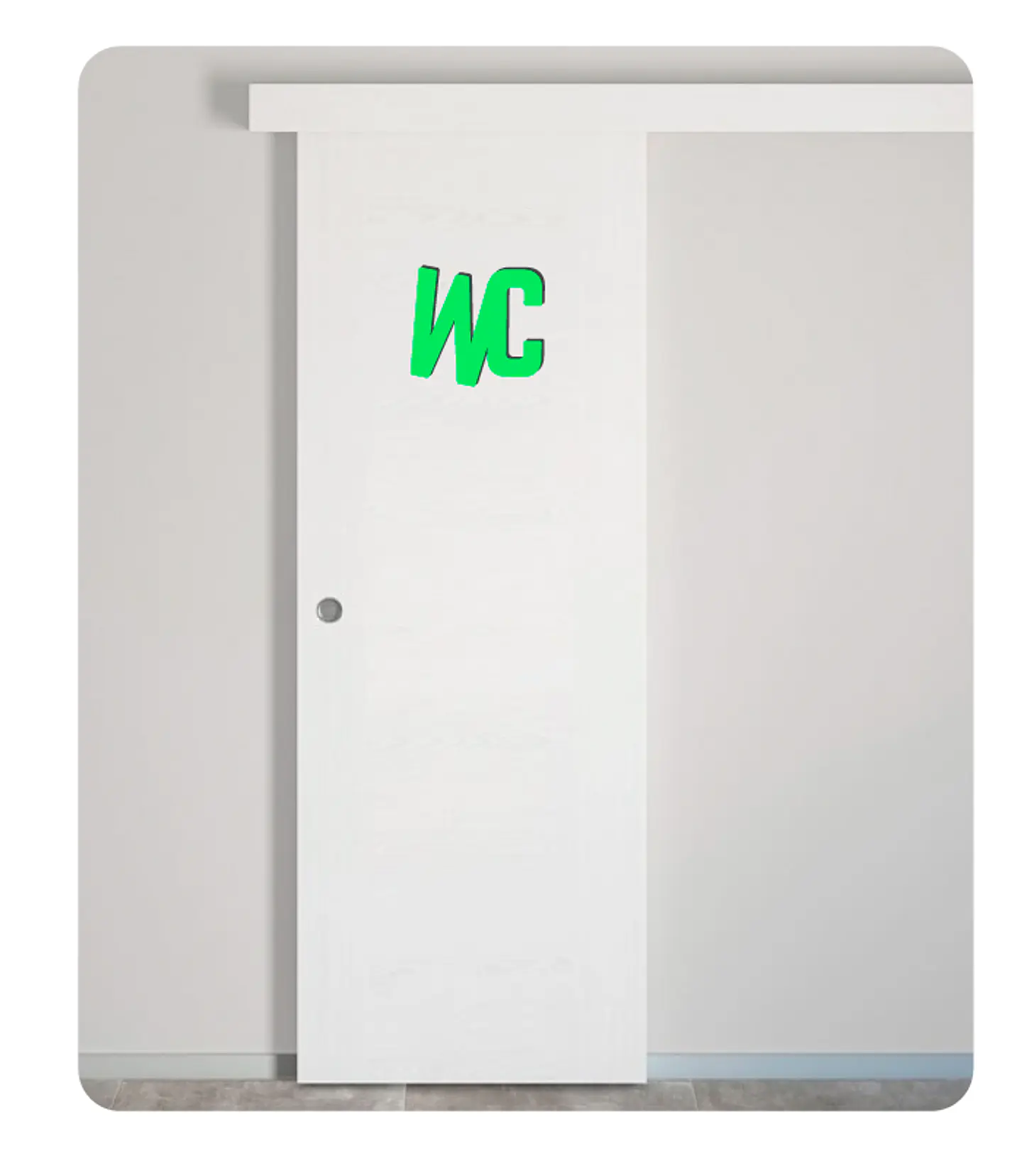 Placa para WC 2