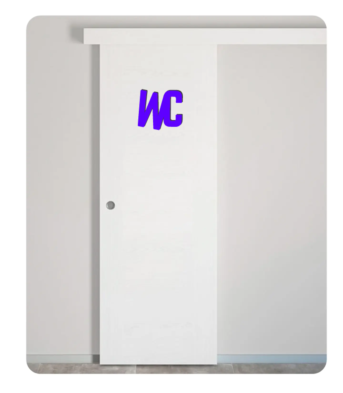 Placa para WC 6