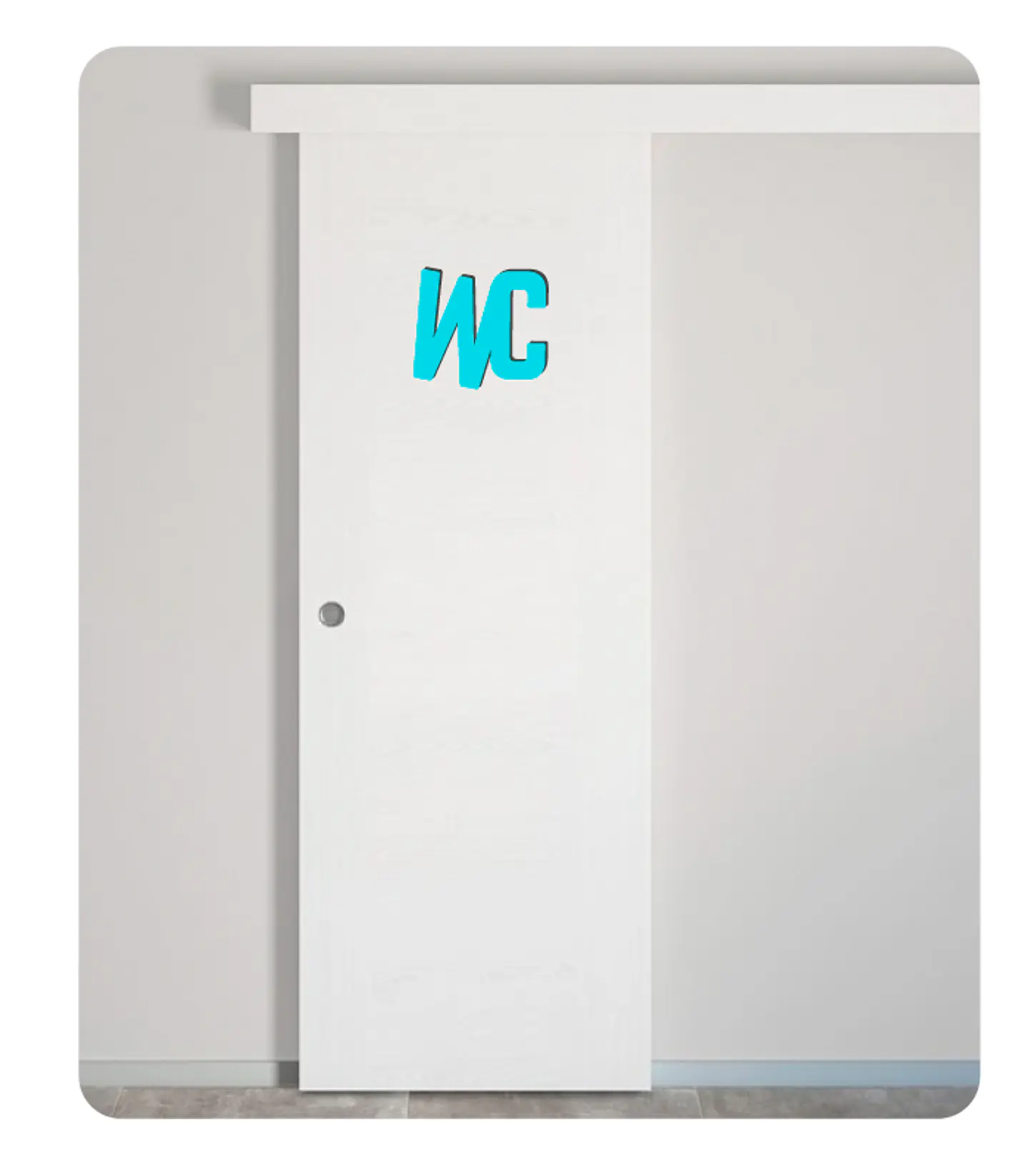 Placa para WC 8