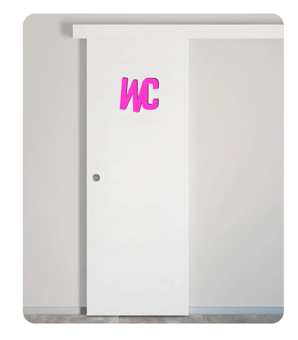Placa para WC 9