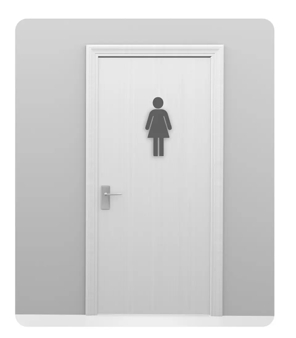 Sinalética para WC - Mulher 1