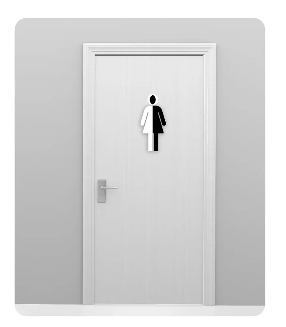 Sinalética para WC - Mulher 3
