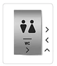 Sinalética para WC - Direções - Thumbnail 3