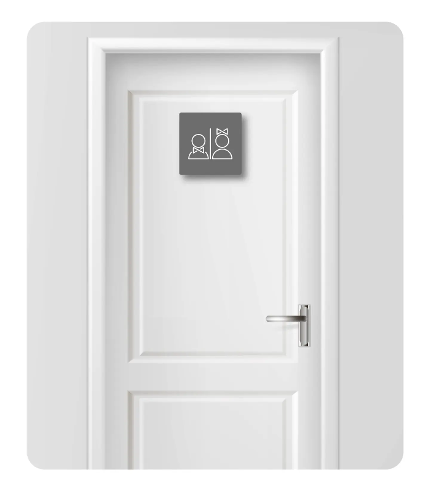 Sinalética para WC - Misto 1