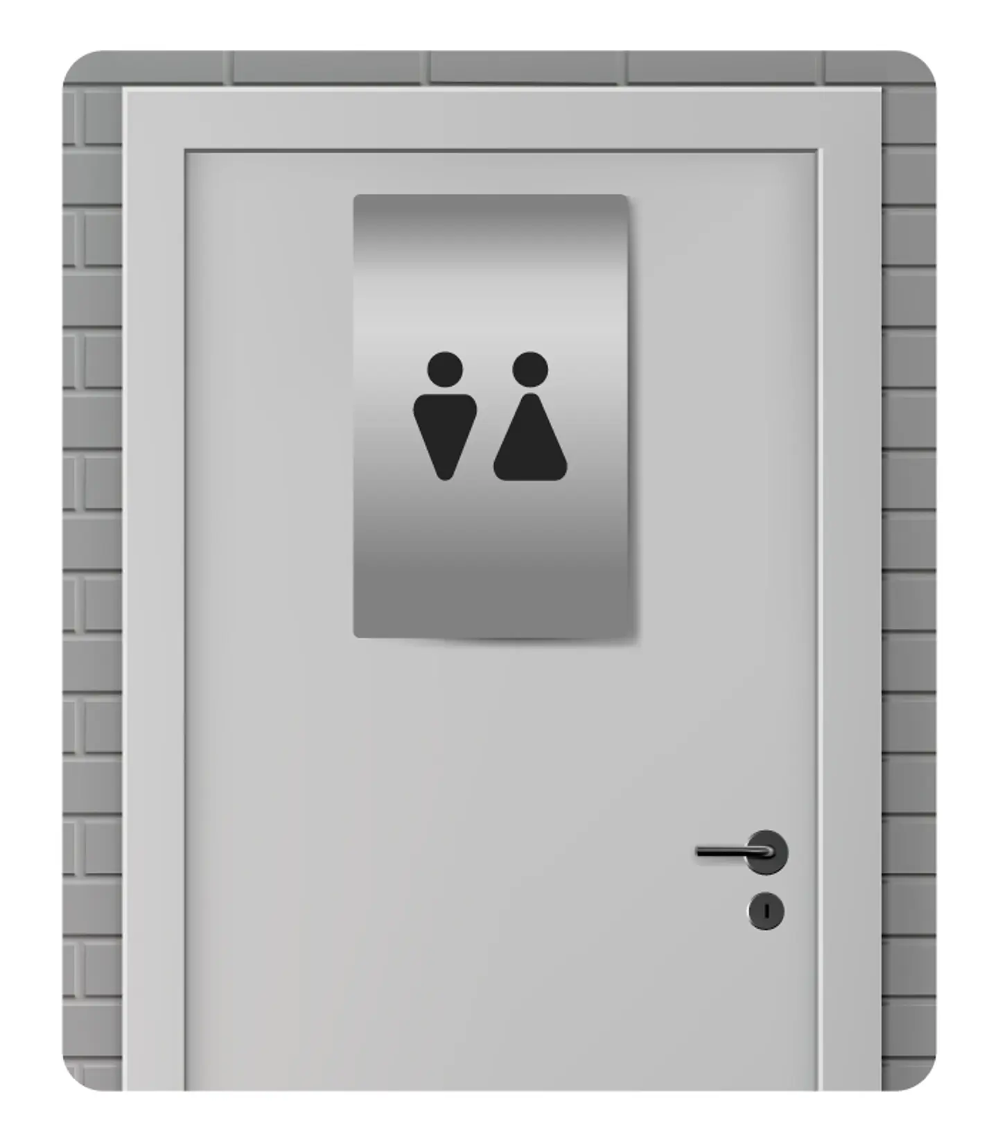 Sinalética para WC - Misto 1