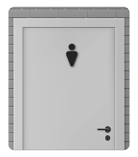 Sinalética para WC - Homem