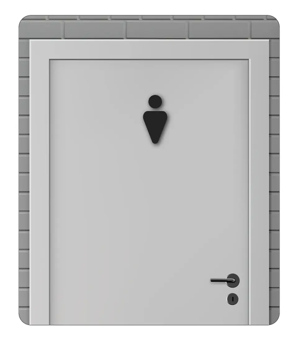 Sinalética para WC - Homem 1