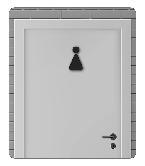 Sinalética para WC - Mulher