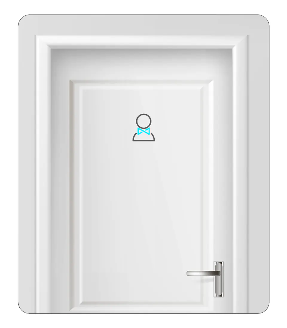 Sinalética para WC - Homem 1