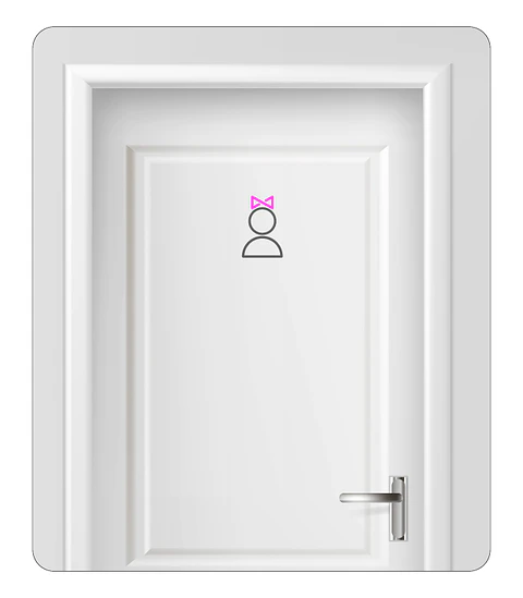Sinalética para WC - Mulher