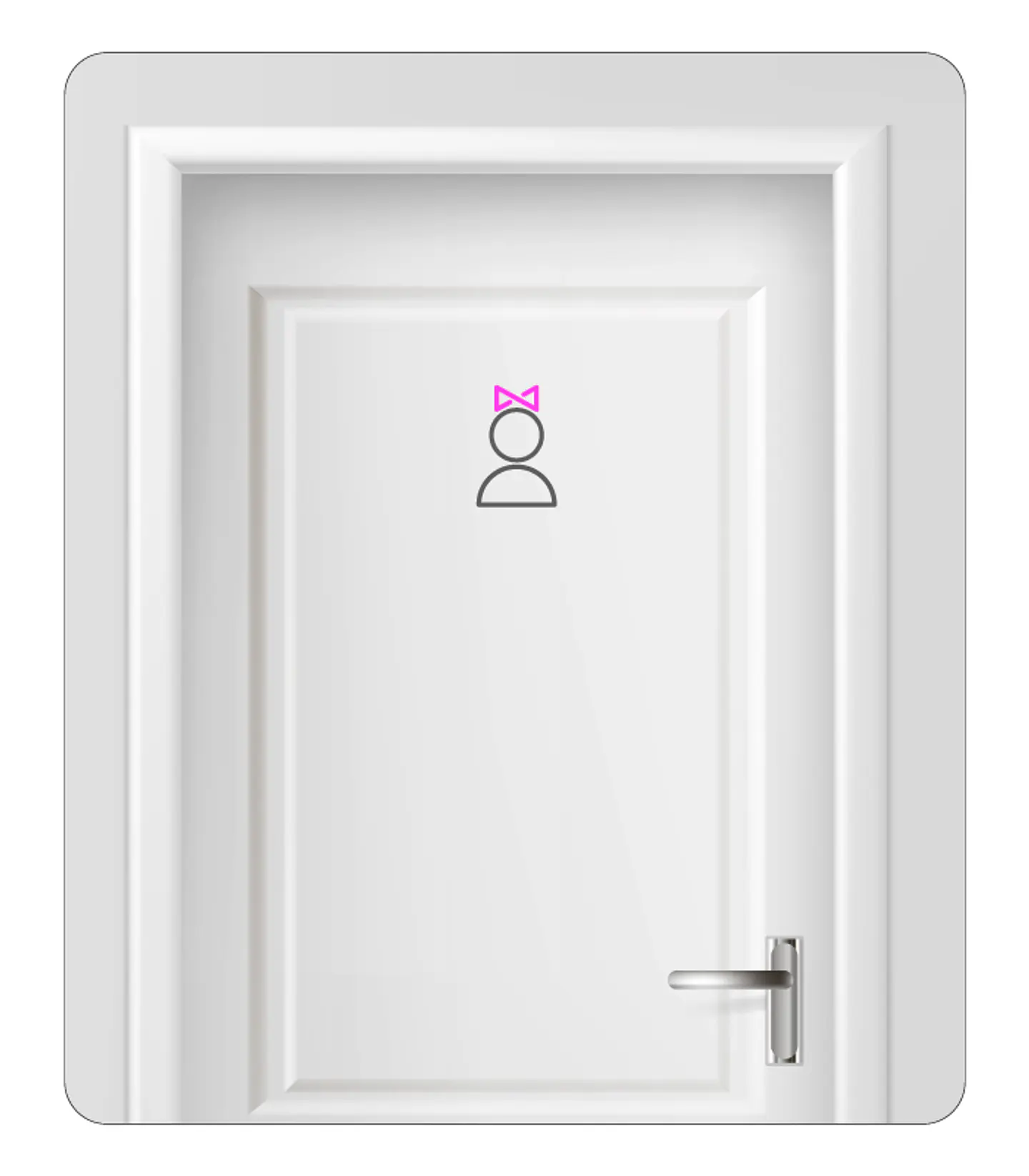 Sinalética para WC - Mulher 1