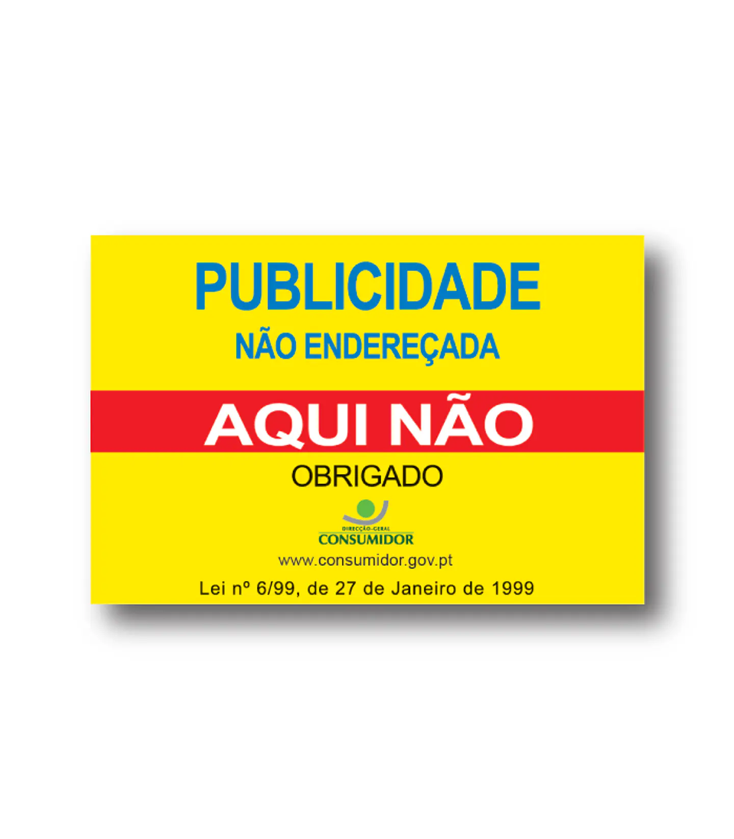 Proibido publicidade não endereçada 2