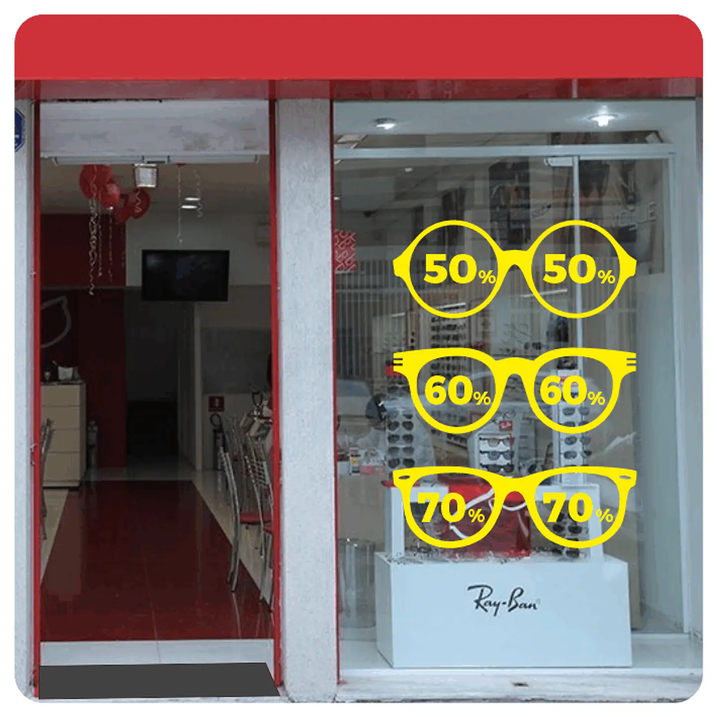 Vinil para montras - Promoção 1