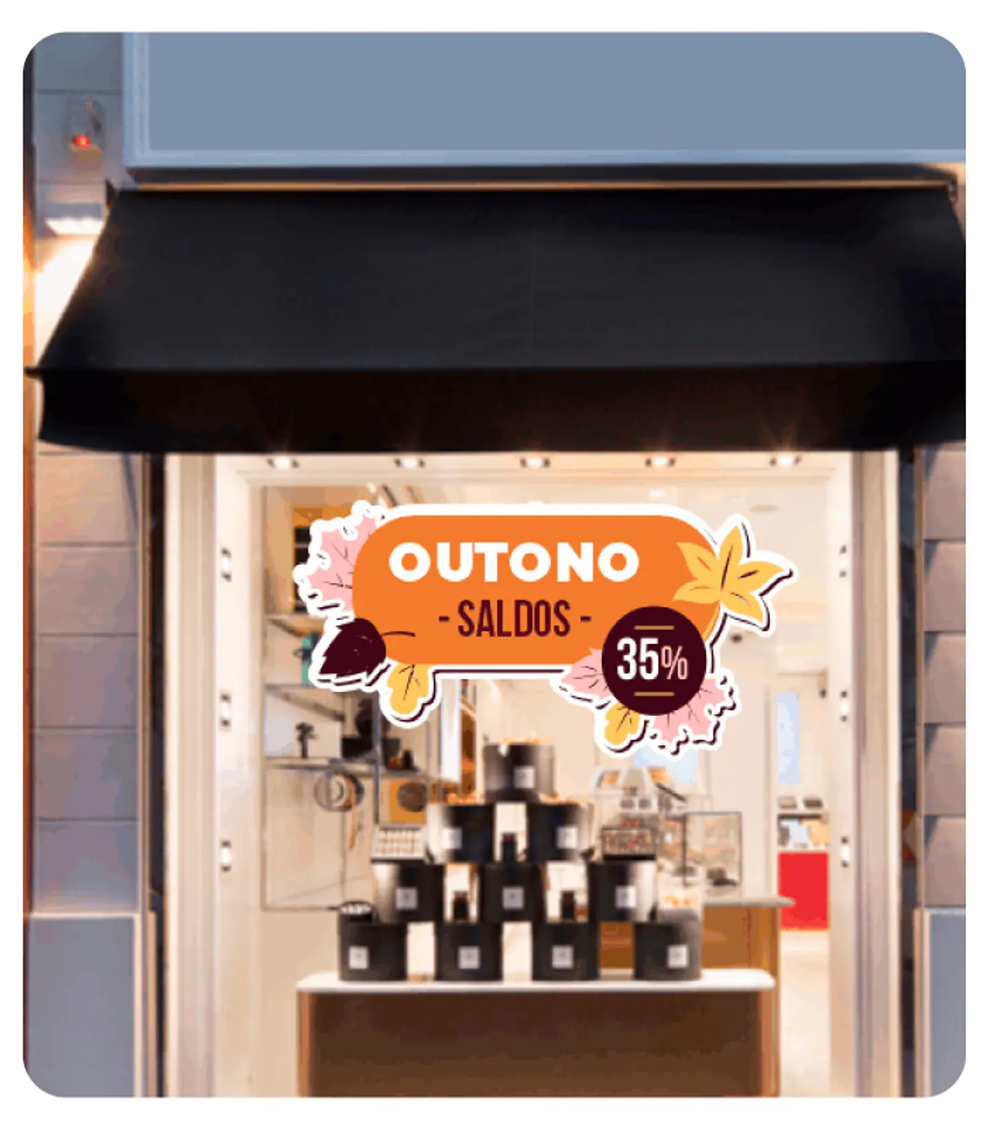 Vinil para montras - Outono 1