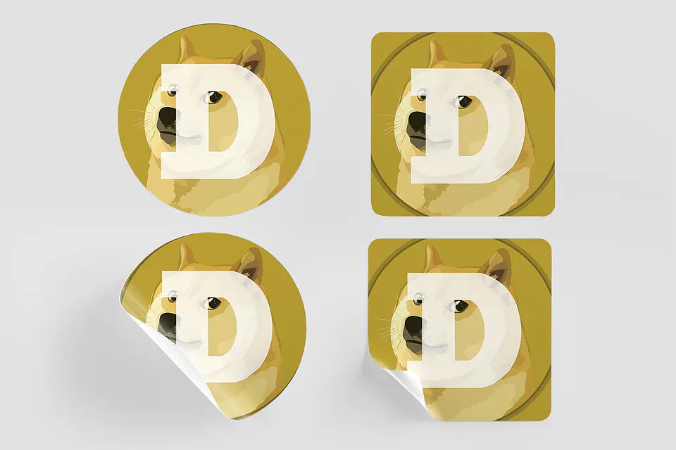 Stikers Dogecoin 2