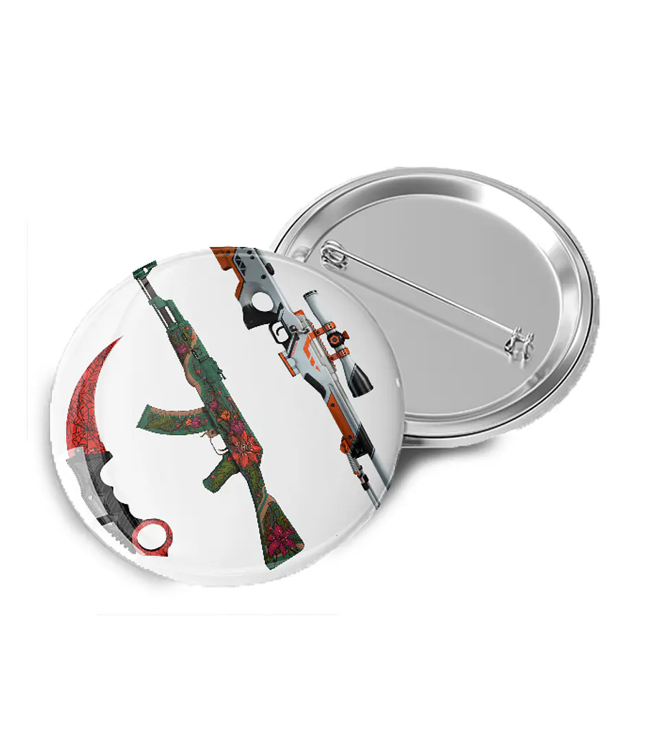 Pin CS Go Skins 1