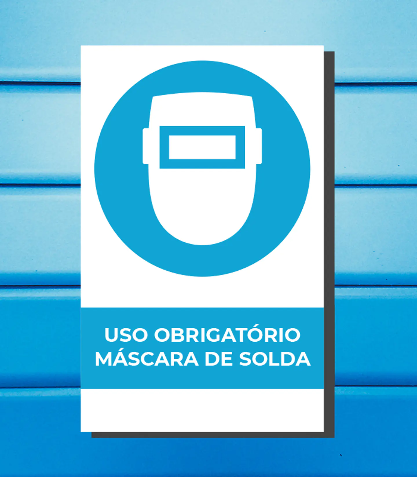 uso obrigatório de mascara de solda 2