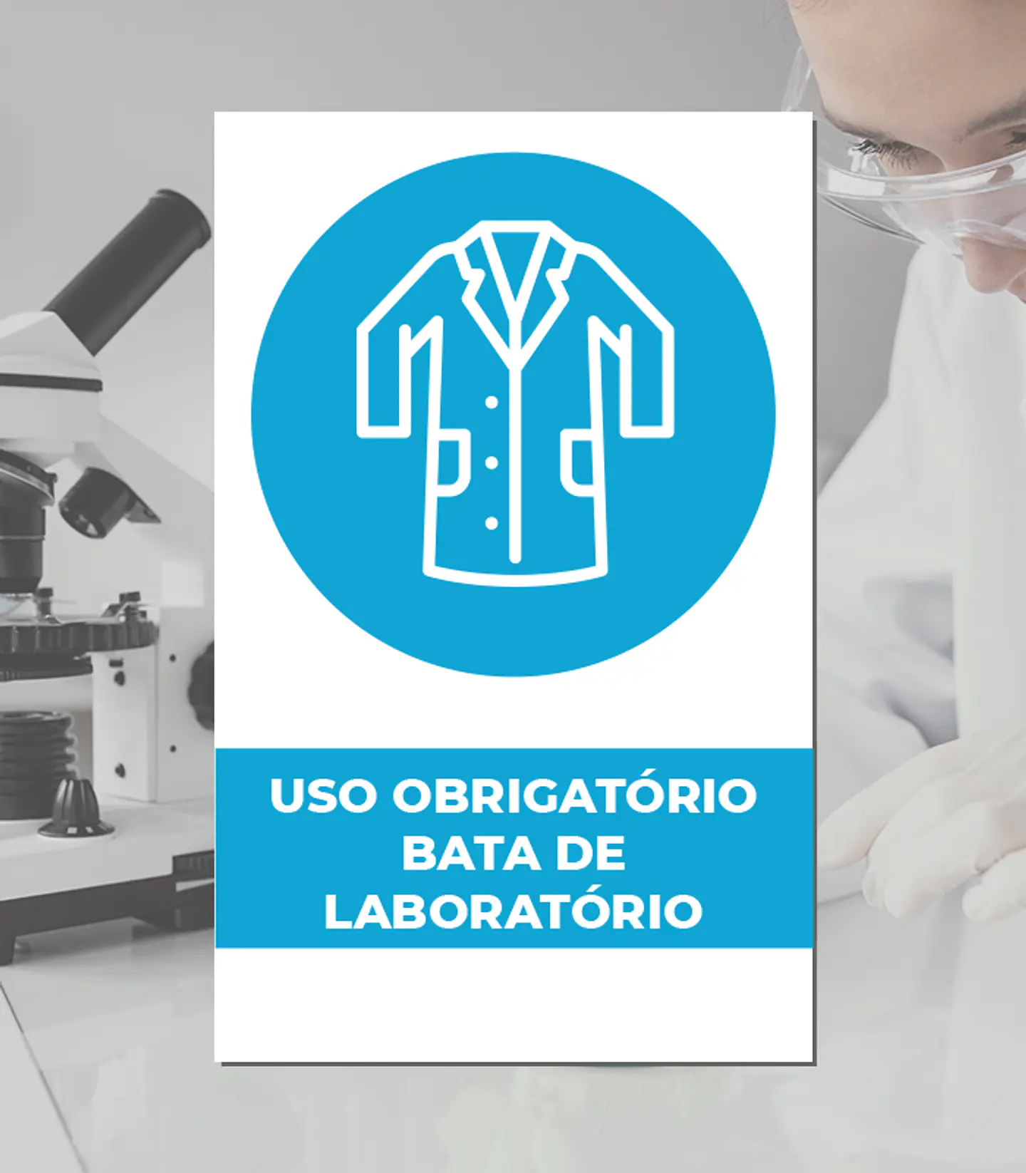 uso obrigatório de bata de laboratório  1