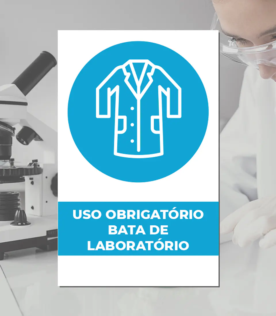 uso obrigatório de bata de laboratório  1