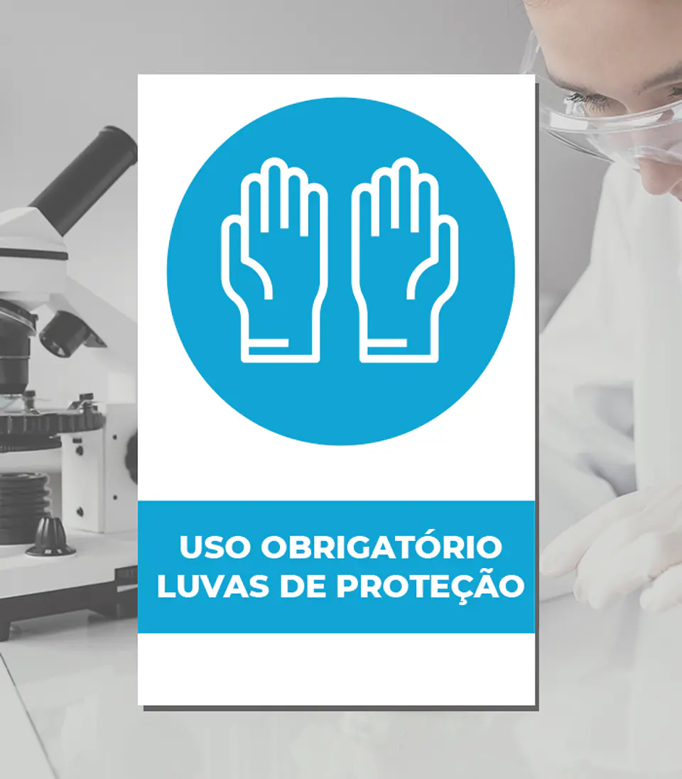 uso obrigatório de luvas 1