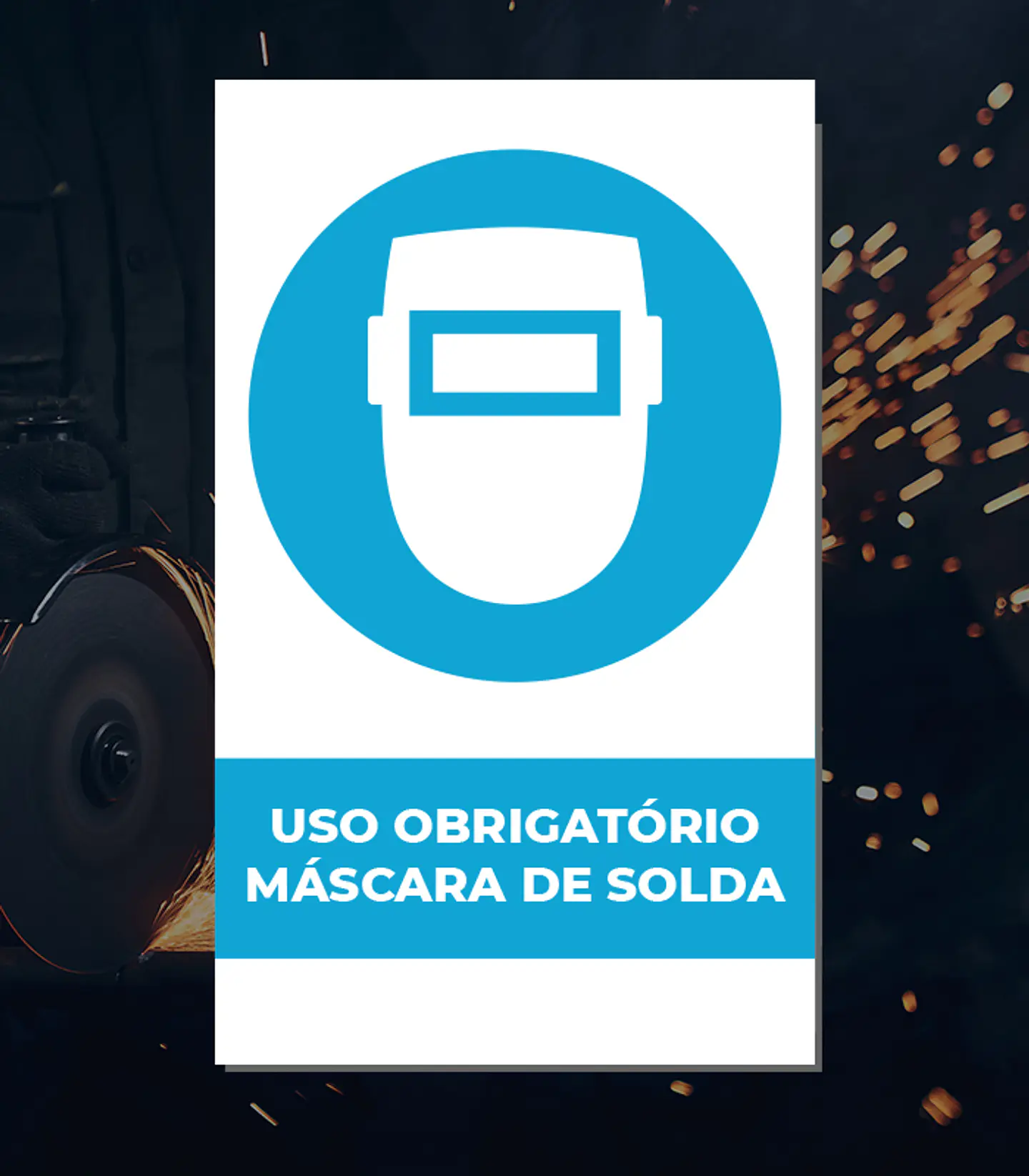 uso obrigatório de mascara de solda 1