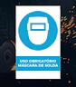 uso obrigatório de mascara de solda - Thumbnail 1