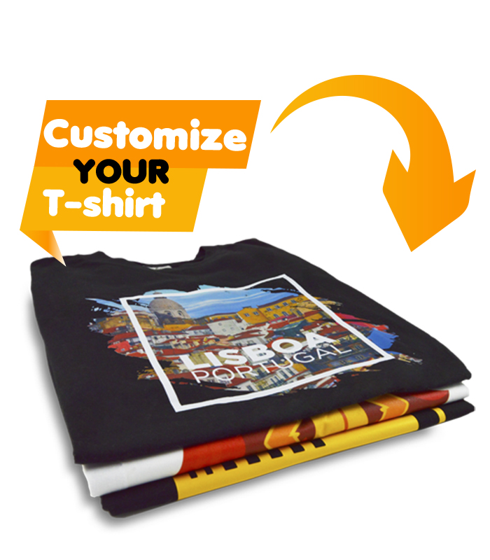 Personalize a sua t-shirt  