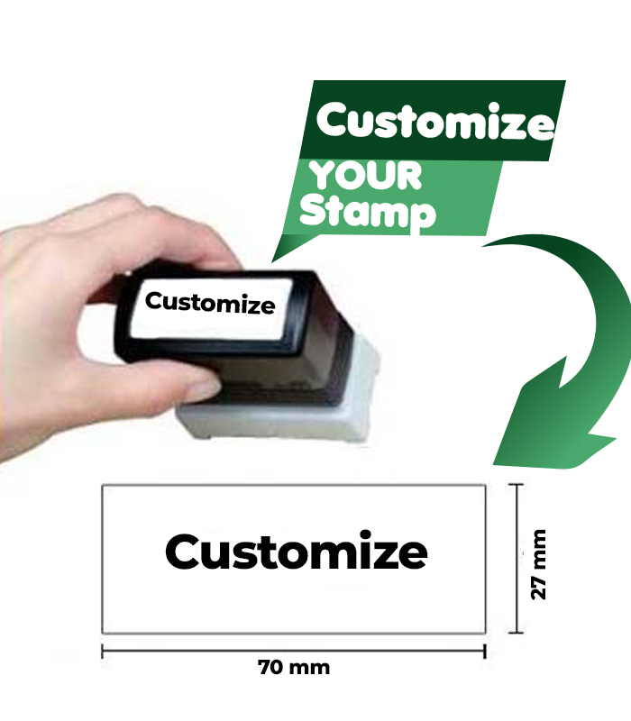 Personalize o seu carimbo