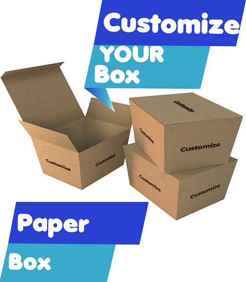 Personalize as suas caixas de papel