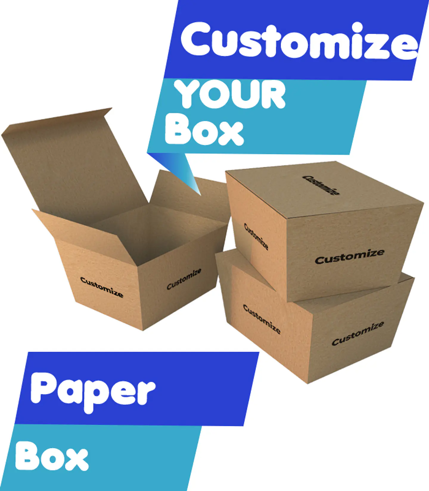 Personalize as suas caixas de papel 1
