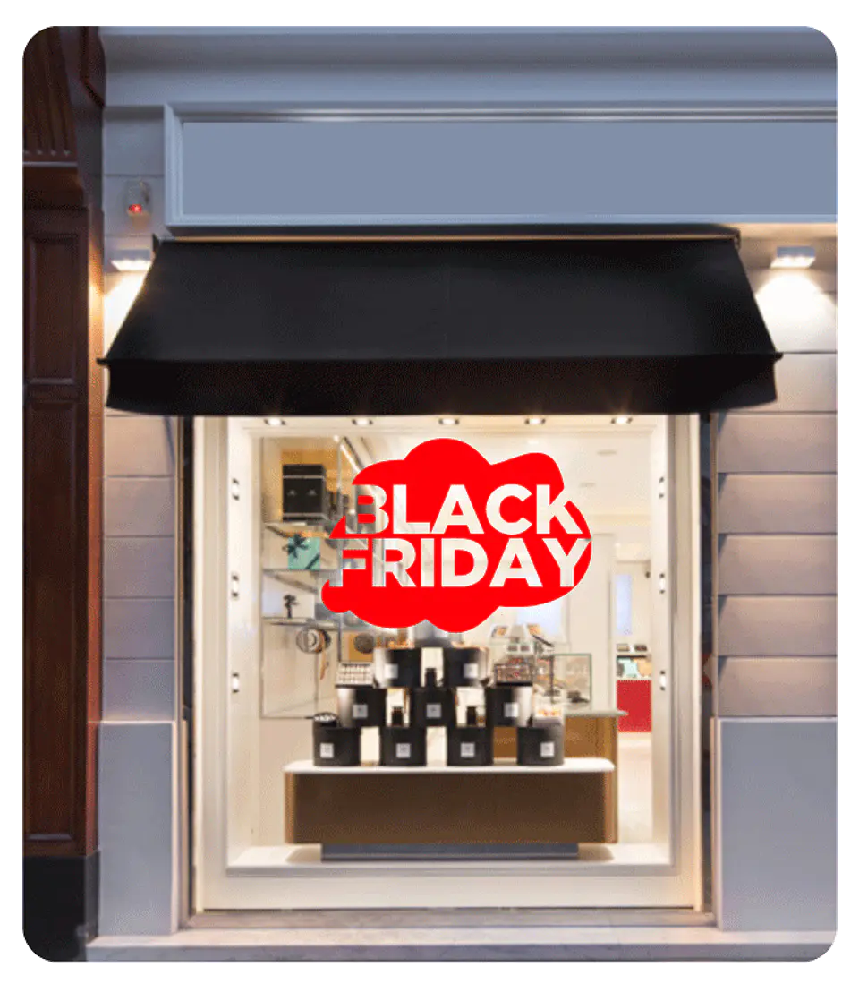 Vinil para montras - Black Friday 1