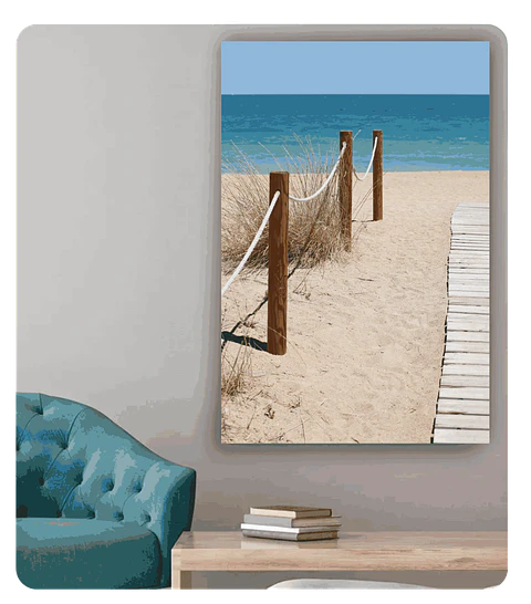 Praia - tela