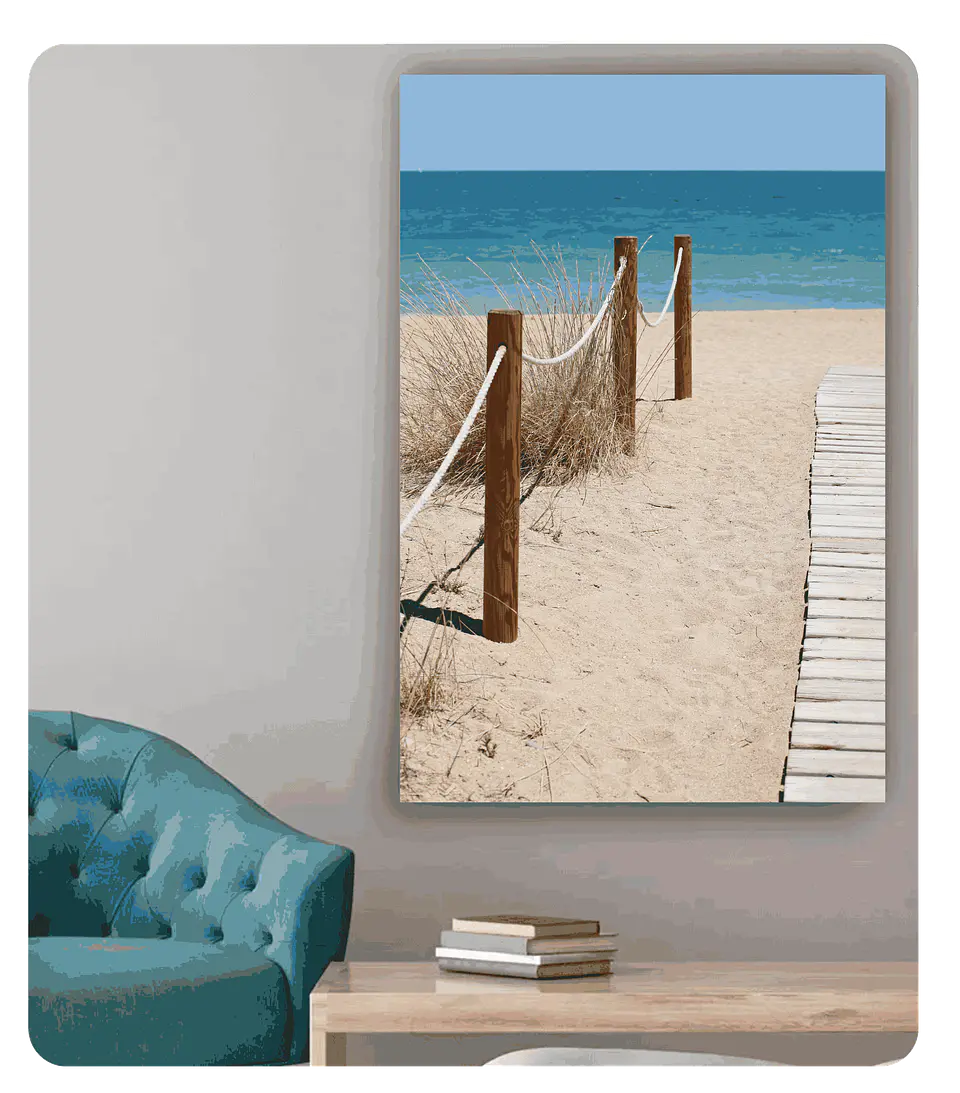 Praia - tela 1
