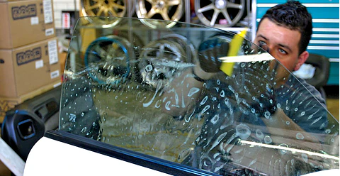 Película de escurecimento de vidro de carros