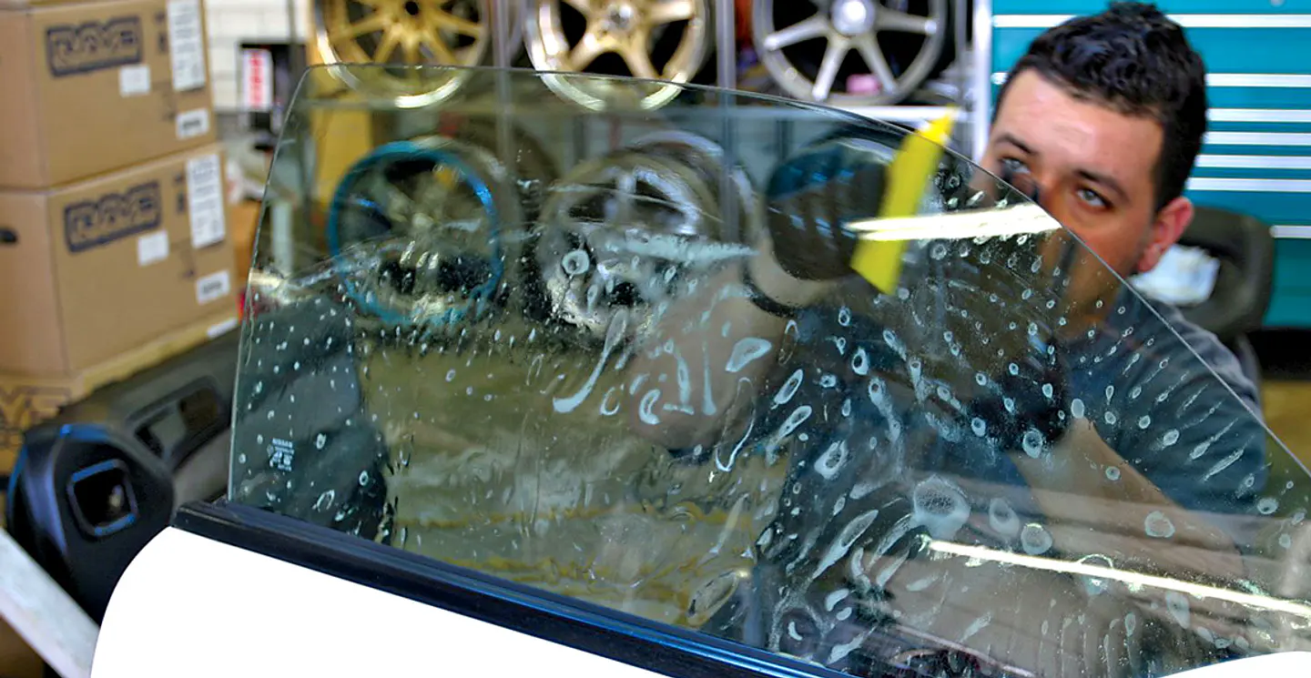 Película de escurecimento de vidro de carros 1