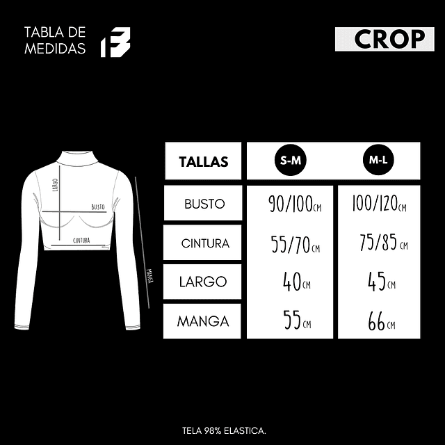 CROP TOP BÁSICA BEATLE