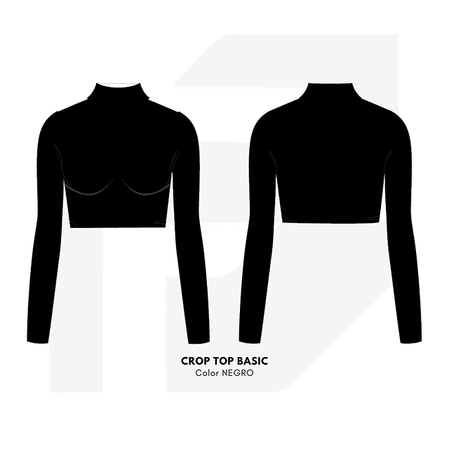 CROP TOP BÁSICA BEATLE