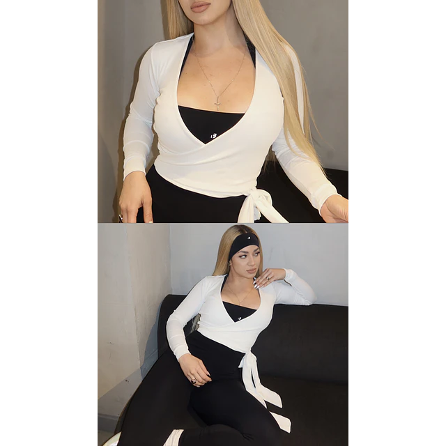 Top Wrap Cruzado.