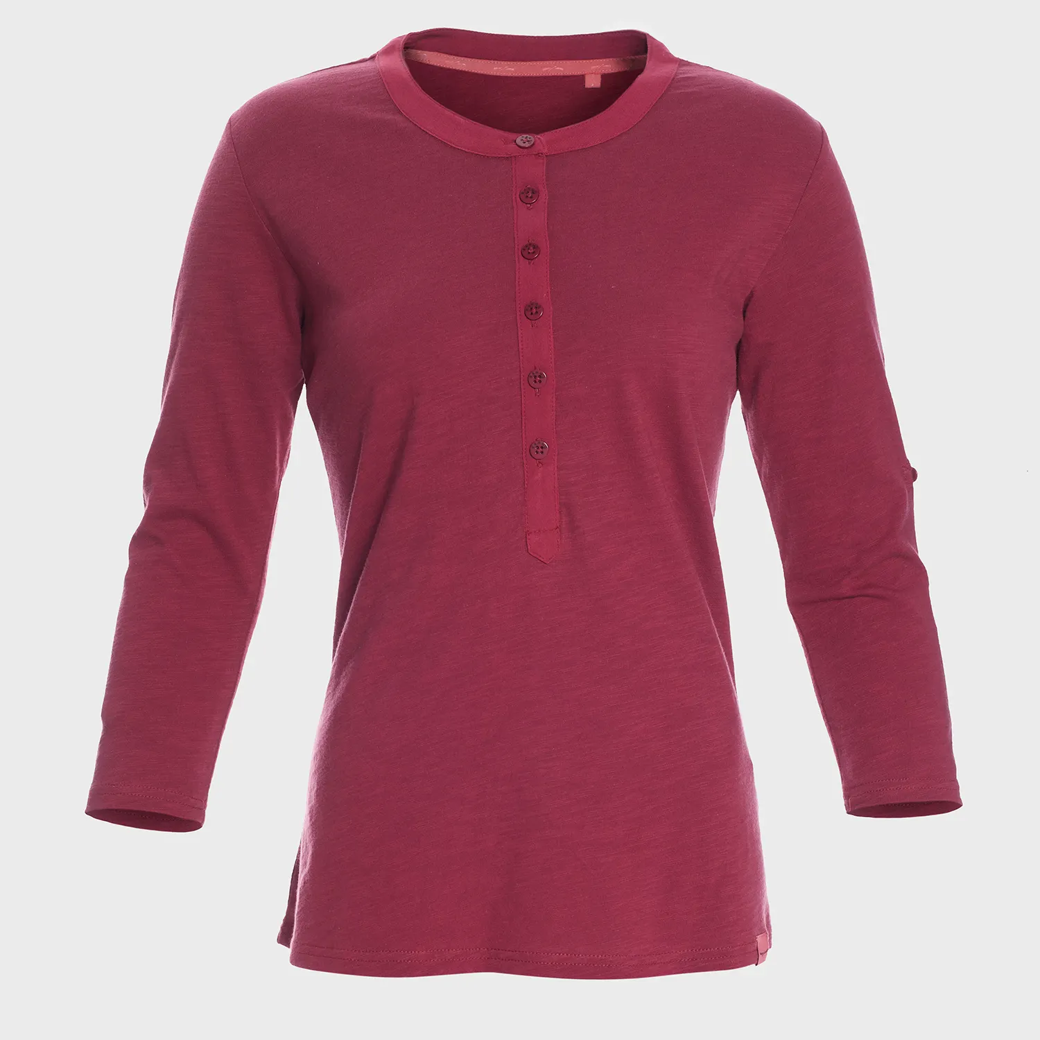 Conjunto tres piezas, falda fucsia con botones, polera floreada y cintillo misma tela