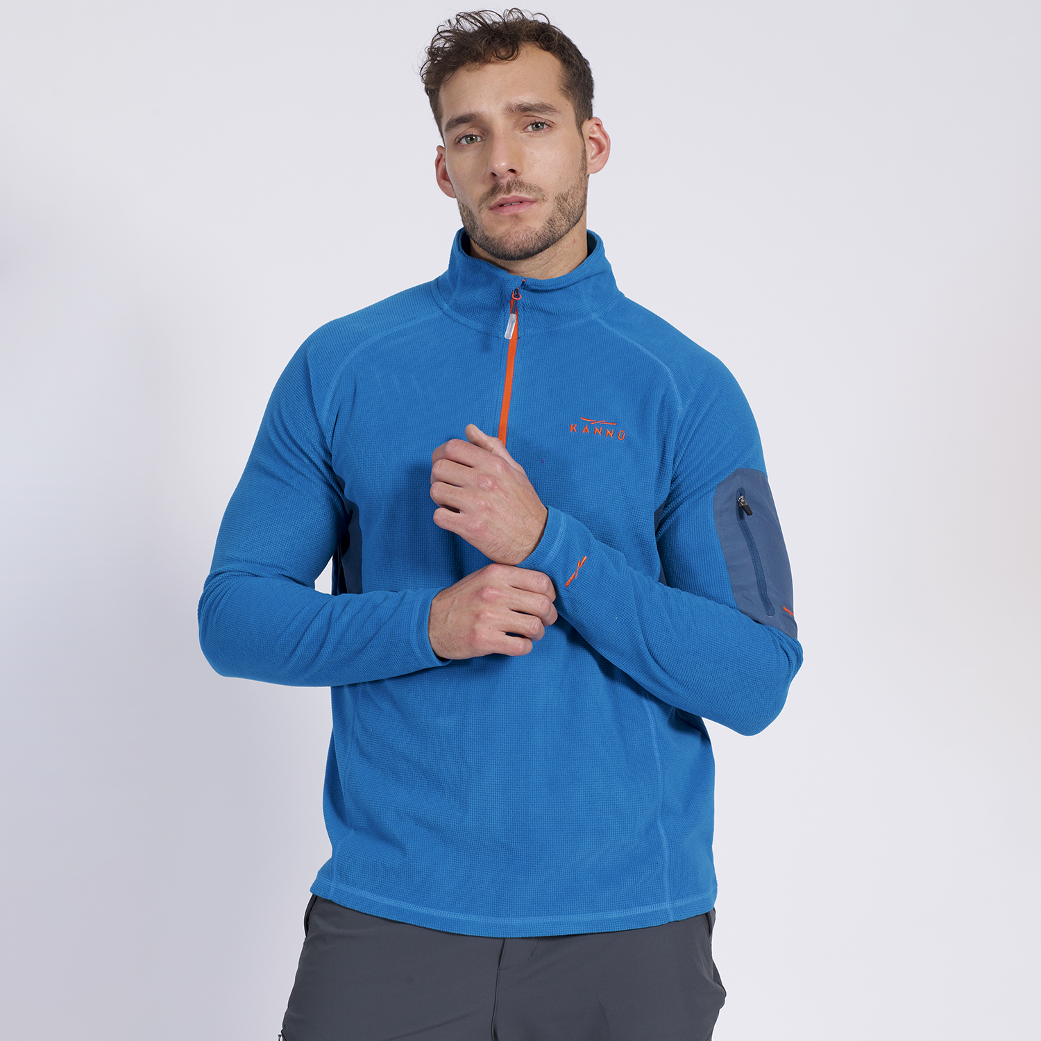 Polar Hombre Columbia Klamath Range II Half Zip Negro