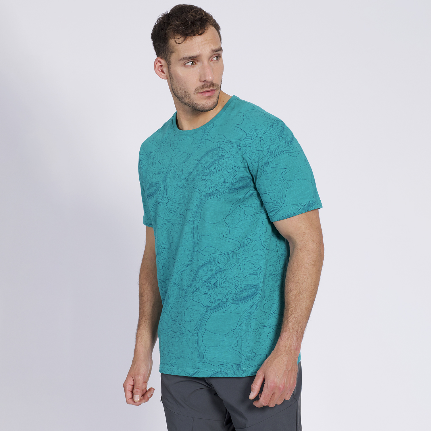 POLERA NATURE FULL PRINT