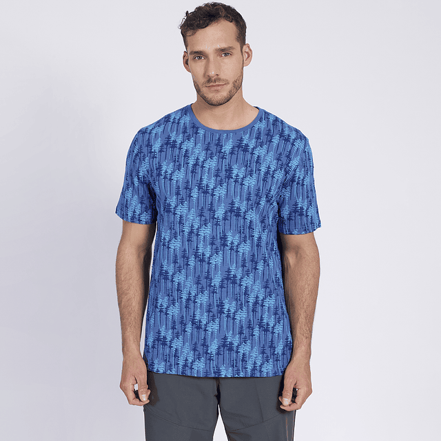 POLERA NATURE FULL PRINT