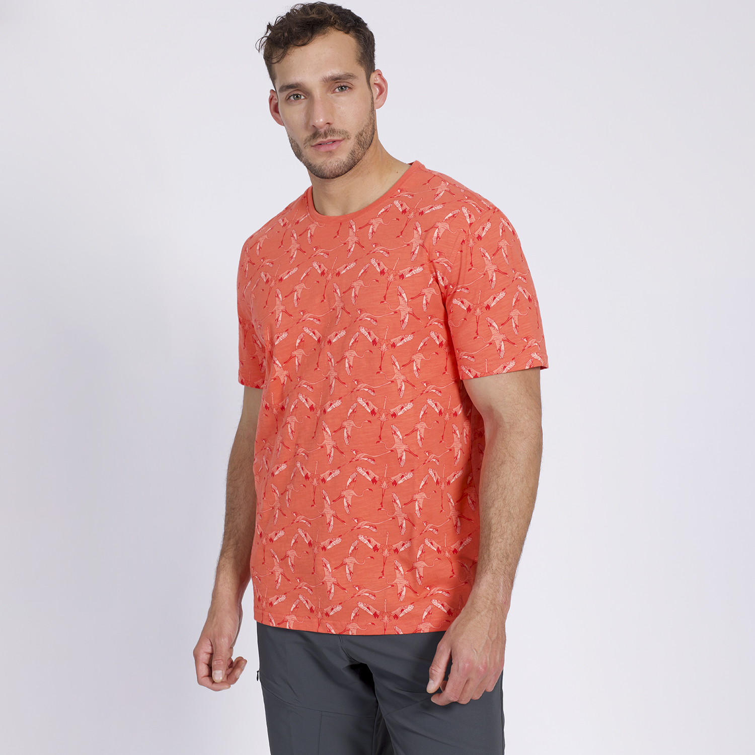 POLERA NATURE FULL PRINT