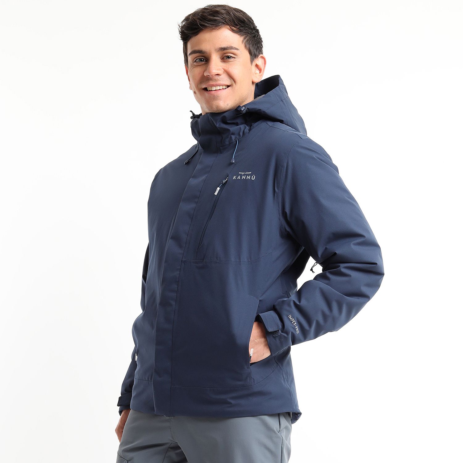 Parka Térmica Hombre Caiquen Negro Kannu