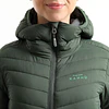 Parka Outdoor Larga Insulada Cisnes Mujer Verde
