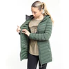 Parka Outdoor Larga Insulada Cisnes Mujer Verde