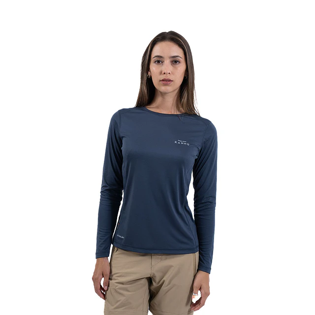 Primera Capa Top Mujer Soul Regular Fit azul